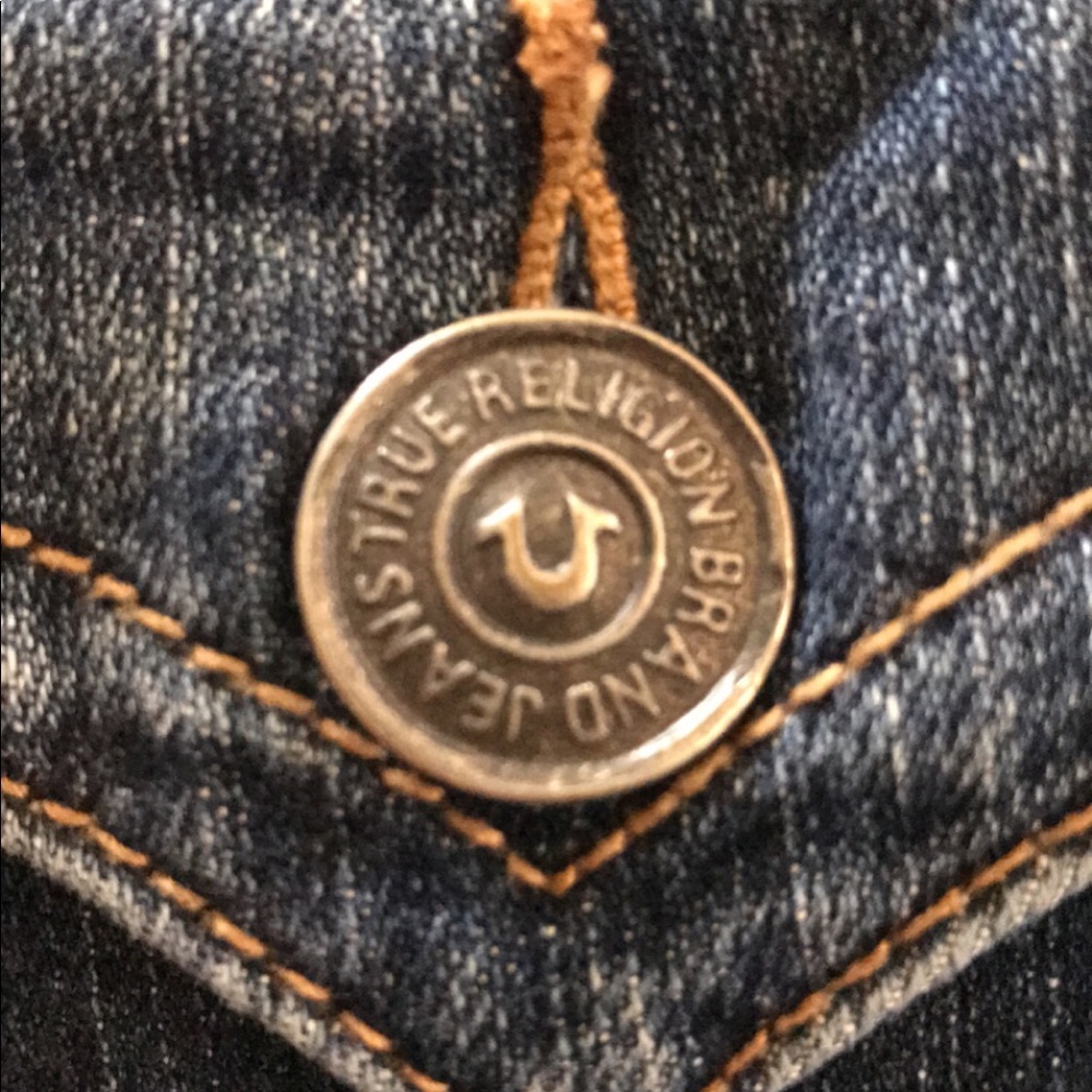 True religion shorts dark blue good condition